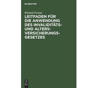 Richard Freund Leitfaden Für Die Anwendung Des Invaliditäts- (Copertina rigida)