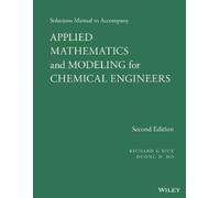 Richard G. Rice Solutions Manual to Accompany Applied Mathematics an (Tascabile)