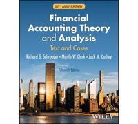 Richard G. Schroeder Myrtle W. Clark Ja Financial Accounting Theory (Tascabile)