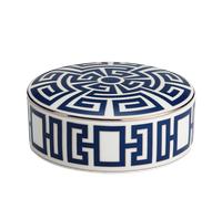 Richard Ginori Gio Ponti - Scatola con Coperchio 13cm Labirinto Zaffiro Ginori