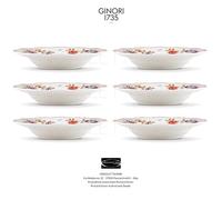 Richard Ginori - Granduca Coreana - Set 6 piatti fondi ø cm 24 - Rivenditore