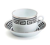 Richard Ginori - Labirinto Nero - Tazza The con Piatto- Giò Ponti