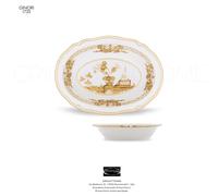 Richard Ginori - Oriente Italiano Aurum - Calotta ovale cm 22,5/in 8.85