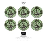 Richard Ginori Oriente Italiano Bario - Set 6 Piatti Piani cm 26,5 - inch 10.43