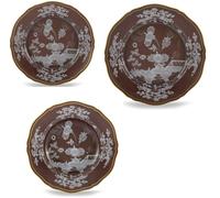 Richard Ginori Oriente Italiano Castagna Set Piatti 3 Pz