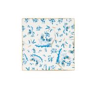 Richard Ginori - Piatto Quadrato Medio 26,5cm Oro di Doccia Turchese Ginori 1735