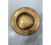 Richard Ginori - Sottopiatto Vetro 32cm Shine Bronzo Laveno Richard Ginori