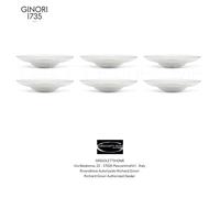 Richard Ginori - Vecchio Ginori 6 Piatto Fondo Gourmet ø cm 28 - Rivenditore
