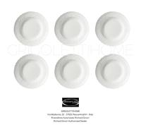 Richard Ginori - Vecchio Ginori Bianco - 6 Piatti Fondi cm 24 - Rivenditore