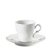 Richard Ginori, Vecchio Ginori, Tazza Caffè Espresso con piatto, Porcellana