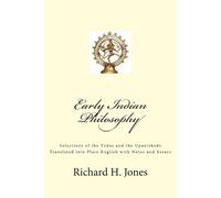 Richard H Jones Early Indian Philosophy (Tascabile)