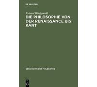 Richard Hönigswal Die Philosophie Von Der Renaissance Bis Kan (Copertina rigida)