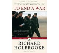 Richard Holbrooke To End a War (Tascabile)