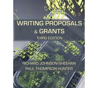 Richard Johnson-Sheehan Paul Thomp Writing Proposals and Grants, Thi (Tascabile)
