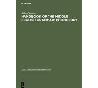 Richard Jordan Handbook of the Middle English Grammar: Phonol (Copertina rigida)