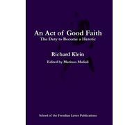 Richard Klein An Act of Good Faith (Copertina rigida)