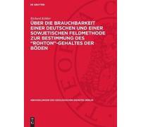 Richard Köhler Über Die Brauchbarkeit Einer Deutschen Und Ein (Copertina rigida)