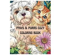 Richard L Dean Paws & Purrs Cozy Coloring Book (Tascabile)