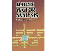Richard L Eisenman Matrix Vector Analysis (Tascabile)