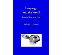 Richard L Epstein Language and the World (Tascabile)