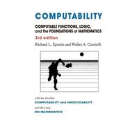 Richard L. Epstein Walter A Carnielli Computability (Copertina rigida)