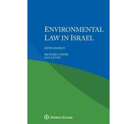 Richard Laster Dan Livney Environmental Law in Israel (Tascabile)
