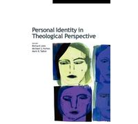 Richard Lints Personal Identity in Theological Perspective (Tascabile)