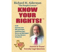 Richard M. Alderman Know Your Rights (Tascabile)