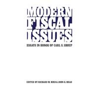Richard M. Bird Modern Fiscal Issues (Tascabile) Heritage
