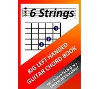 Richard Moran Big Left Handed Guitar Chord Book (Tascabile)