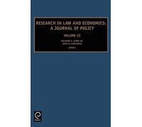 Richard O. Zerbe Jr Research in Law and Economics (Copertina rigida)