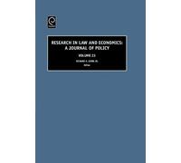 Richard O. Zerbe Jr. Research in Law and Economics (Copertina rigida)