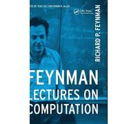 Richard P. Feynman Feynman Lectures On Computation (Copertina rigida)