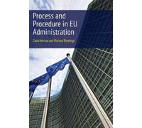 Richard Rawlings Carol Harlo Process and Procedure in EU Administra (Tascabile)