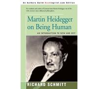 Richard Schmitt Martin Heidegger on Being Human (Tascabile)