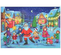 Richard Sellmer Verlag Kg Calendario Avvento 21x29cm Tutti A Pattinare Con Babbo Natale
