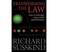Richard Susskind Transforming the Law (Tascabile)