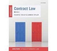 Richard Taylor Damian Taylor Contract Law Directions (Tascabile) Directions