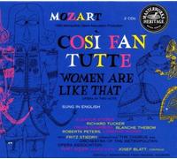 Richard Tucker Mozart: Cosi Fan Tutte (CD)