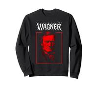 Richard Wagner Compositore di Musica Classica Death Metal Goth Felpa