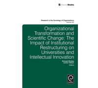 Richard Whitley Organisational Transformation and Scientific (Copertina rigida)
