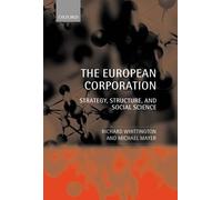 Richard Whittington Michael Mayer The European Corporation (Copertina rigida)