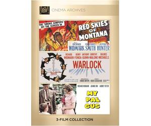 (Richard Widmark)Red Skies Of Montana; Warlock; My Pal Gus (DVD) Richard Widmark