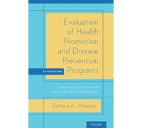 Richard Windsor Evaluation of Health Promotion and Disease Preventio (Tascabile)