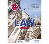 Richard Wortley Nicholas Price OCR A Level Law Second Edition (Tascabile)