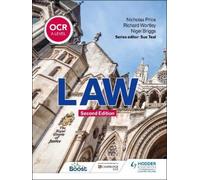 Richard Wortley Nicholas Price OCR A Level Law Second Edition (Tascabile)