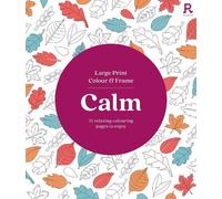 Richardson Puzzles and Games Large Print Colour & Frame - Calm (Tascabile)