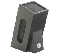 Richardson Sheffield R164HSRC58846 Blocco per coltelli con inserto a spazzola non attrezzato nero, 15,5 x 11,5 x 26 cm