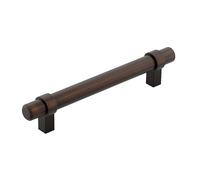 Richelieu Hardware BP5016128BORB Greenwich Collection 5 1/32 in (128 mm) Centro spazzolato olio-lucidato bronzo contemporaneo