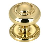 Richelieu Hardware BP8048130 Huntingdon Collection 1 1/2-inch (38 mm) Brass Traditional Cabinet and Drawer Knob for Kitchen, Bathroom, and Furniture
